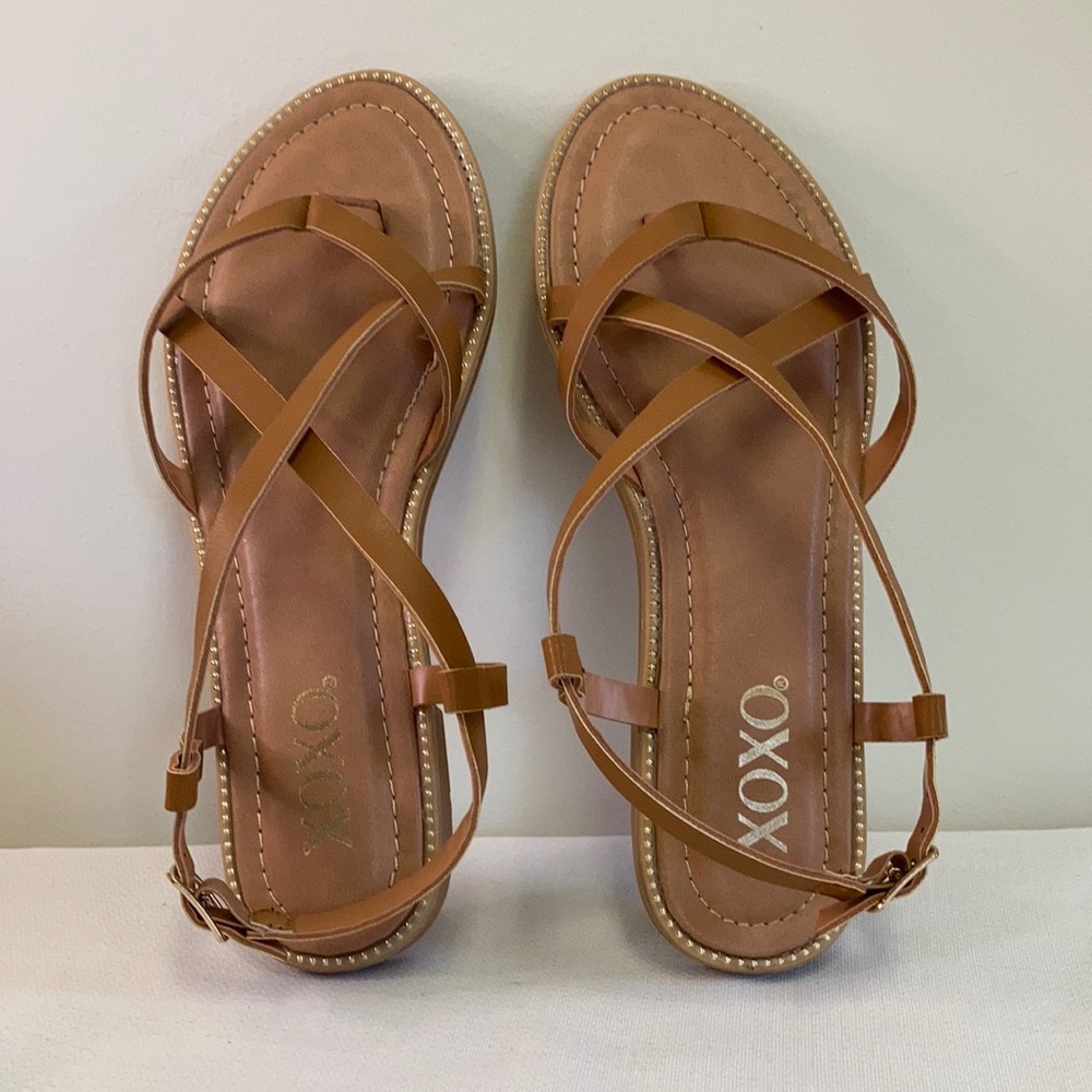 New XOXO women’s Brown Sandals/Size 6